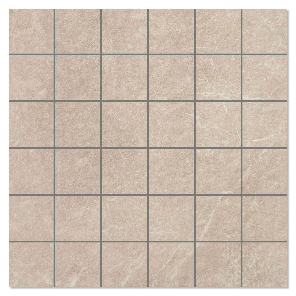 Mosaik Klinker Arkstone Brun Mat-Relief 30x30 (5x5) cm